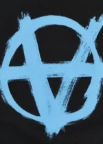 Vetements Ecstasy Anarchy Hoodie 'BlackLight Blue' (1)