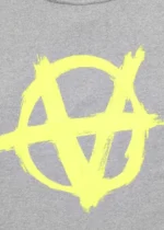 Vetements Ecstasy Anarchy Hoodie 'Grey MelangeNeon (2)