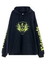 Vetements Ecstasy Hoodie 'BlackNeon Yellow' (2)