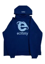 Vetements Ecstasy Navy and Blue Hoodie (1)