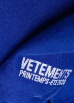 Vetements Ecstasy Oversized Hoodie 'Blue' (2)