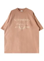 Vetements Ecstasy Paris Logo T Shirt 'Caramel' (2)