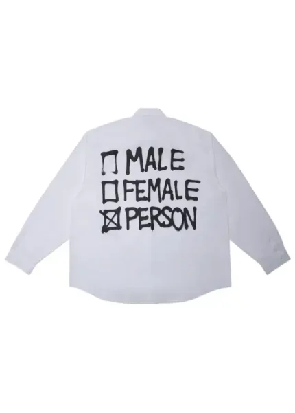 Vetements Ecstasy Person Shirt 'White' (3)