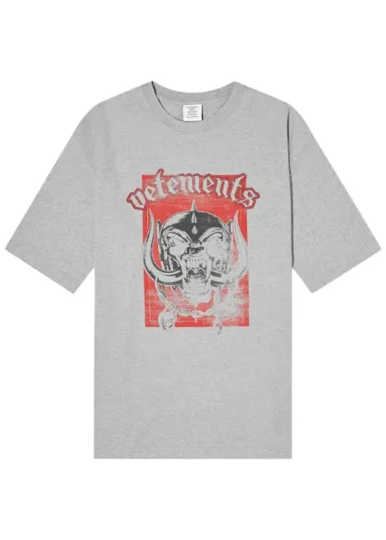 Vetements Ecstasy The World Motorhead T Shirt 'Grey'