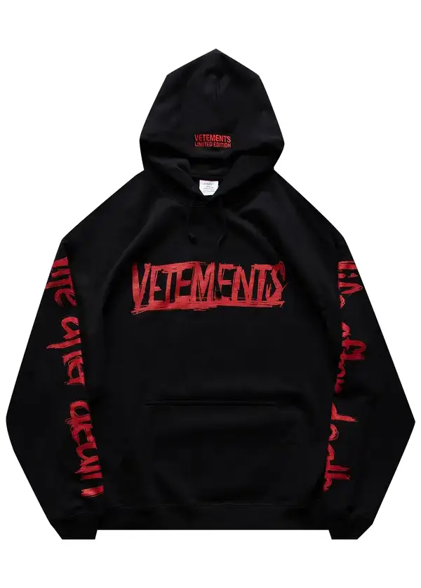 Vetements Ecstasy World Tour Hoodie 'BlackRed' (1) Vetements Ecstasy World Tour Hoodie 'BlackRed' (1)