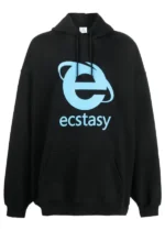 vetements ecstasy hoodie black (1)